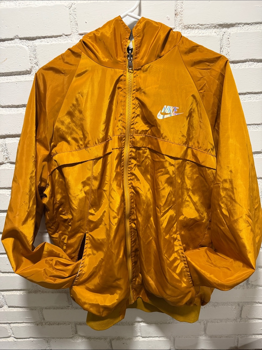 Nike Men's Vintage Gold Hooded Performance Jacket